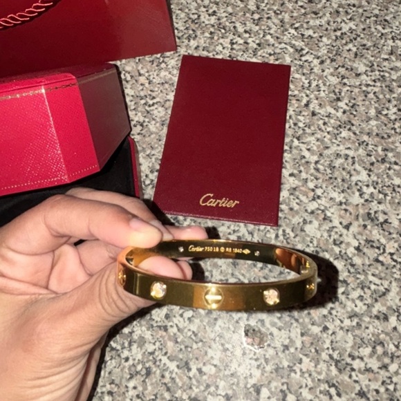 Cartier Yellow Gold Love Bracelet with Tool - Picture 2 of 5